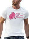 Pink Elephant Lightweight Cotton T-Shirt – Daily Comfort Graphic Shirt