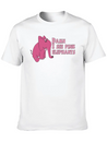 Pink Elephant Lightweight Cotton T-Shirt – Daily Comfort Graphic Shirt