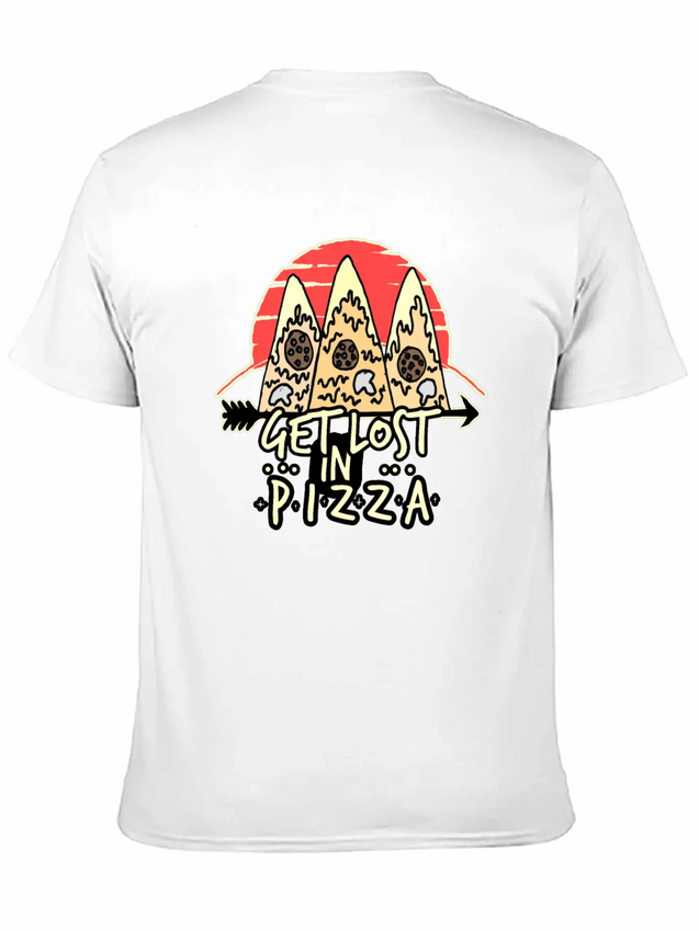 Pizza Lightweight Cotton T-Shirt – Daily Comfort Graphic Shirt