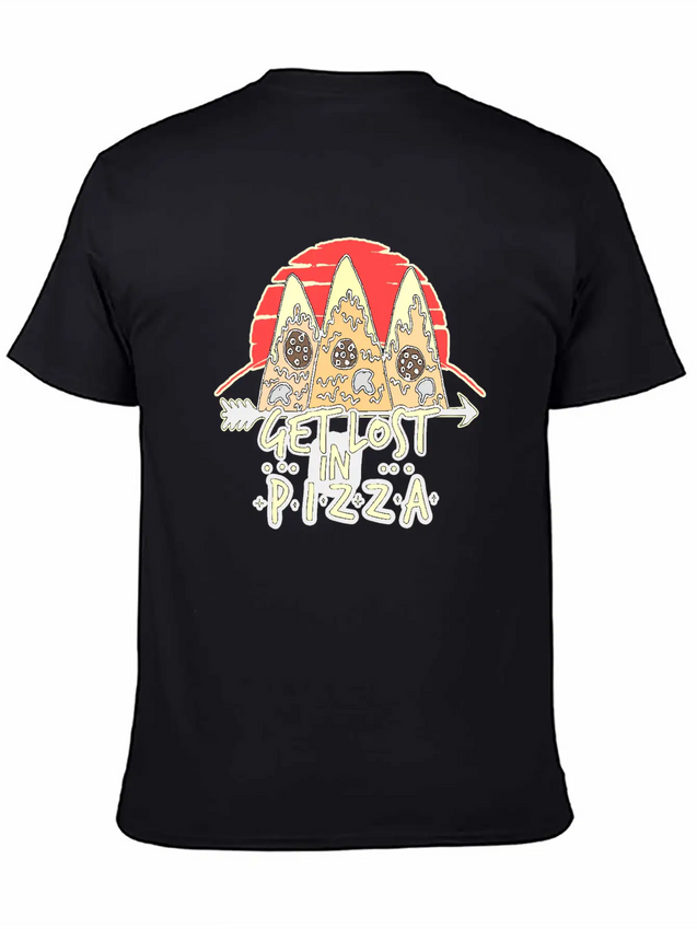 Pizza Lightweight Cotton T-Shirt – Daily Comfort Graphic Shirt