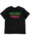 Plant Based Princess Plant Based Diet Vegan Lightweight Cotton T-Shirt – Daily Comfort Graphic Shirt