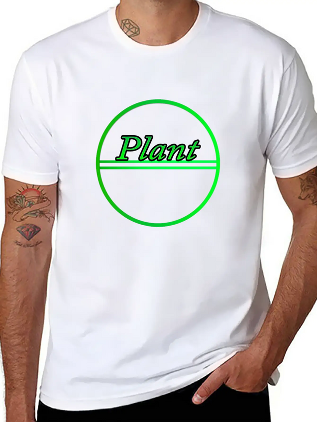 Plant Lightweight Cotton T-Shirt – Daily Comfort Graphic Shirt