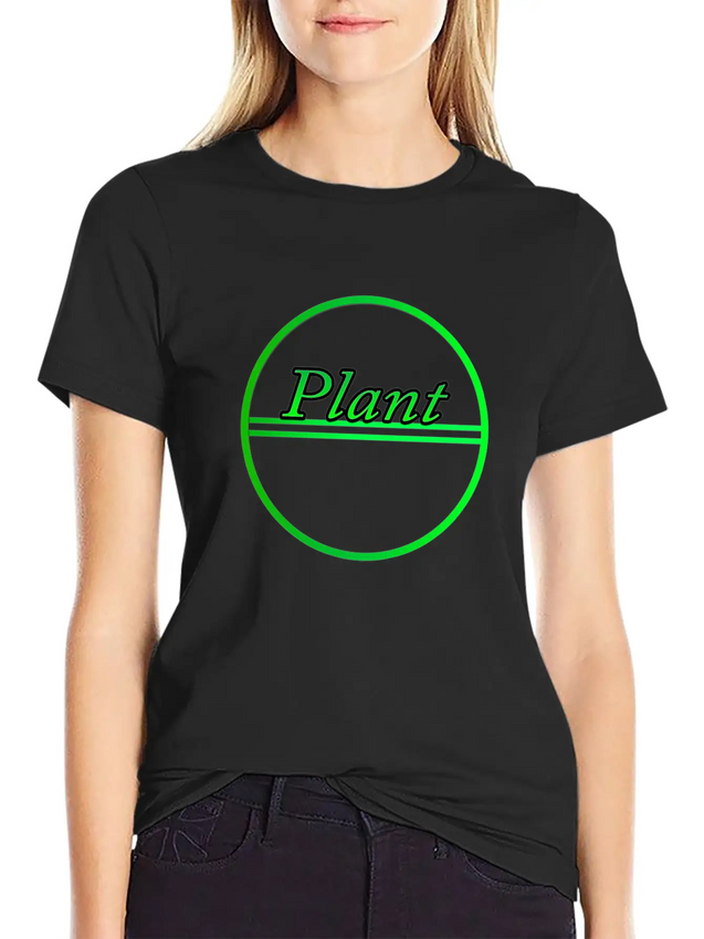 Plant Lightweight Cotton T-Shirt – Daily Comfort Graphic Shirt