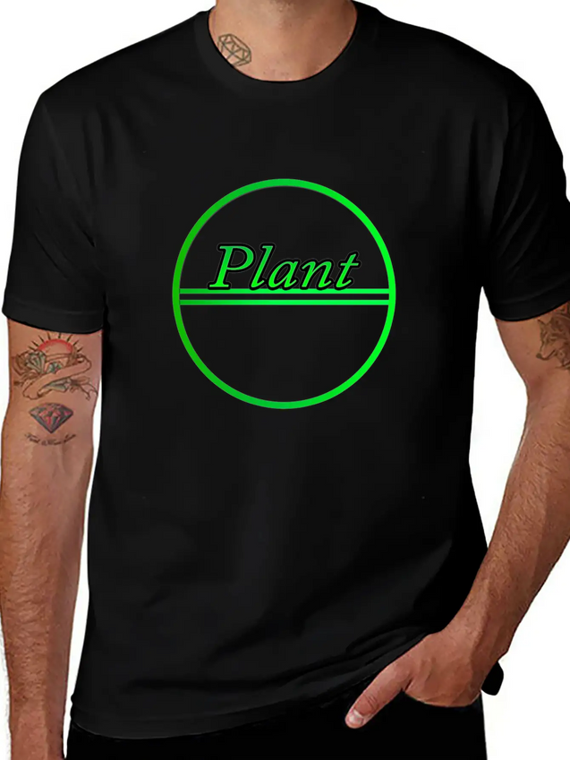 Plant Lightweight Cotton T-Shirt – Daily Comfort Graphic Shirt