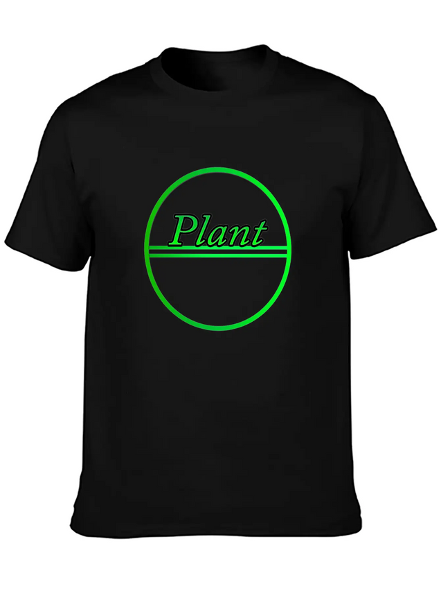 Plant Lightweight Cotton T-Shirt – Daily Comfort Graphic Shirt