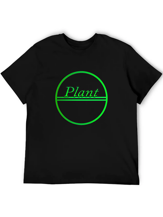 Plant Lightweight Cotton T-Shirt – Daily Comfort Graphic Shirt
