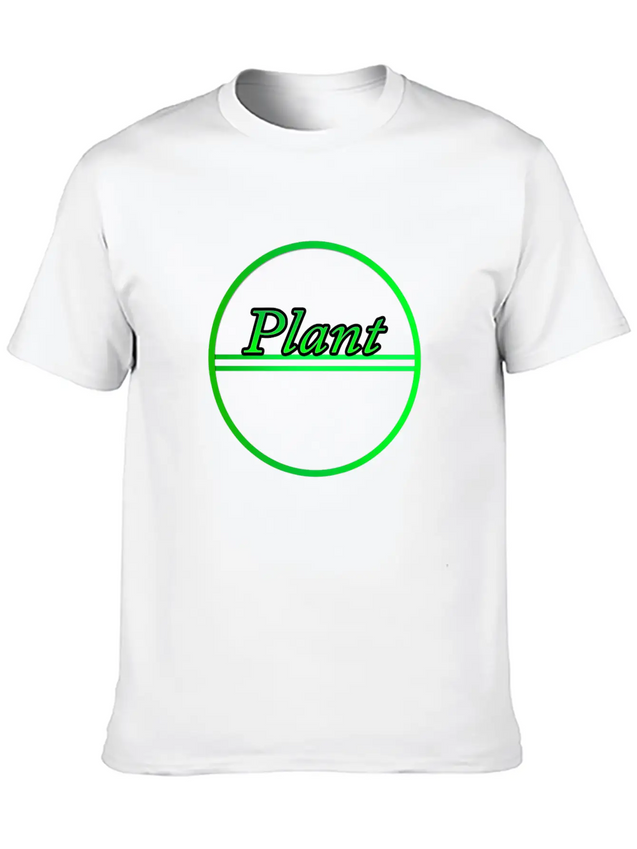 Plant Lightweight Cotton T-Shirt – Daily Comfort Graphic Shirt