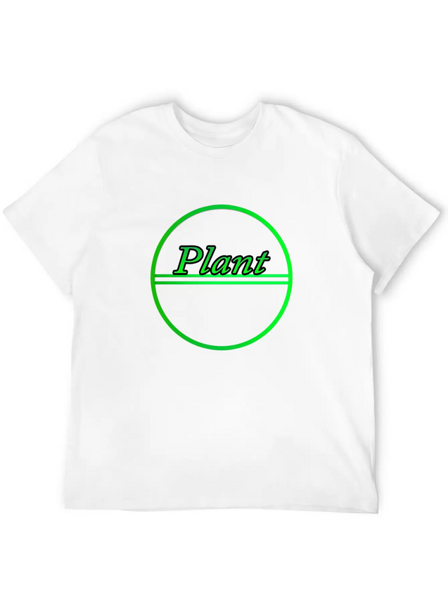 Plant Lightweight Cotton T-Shirt – Daily Comfort Graphic Shirt