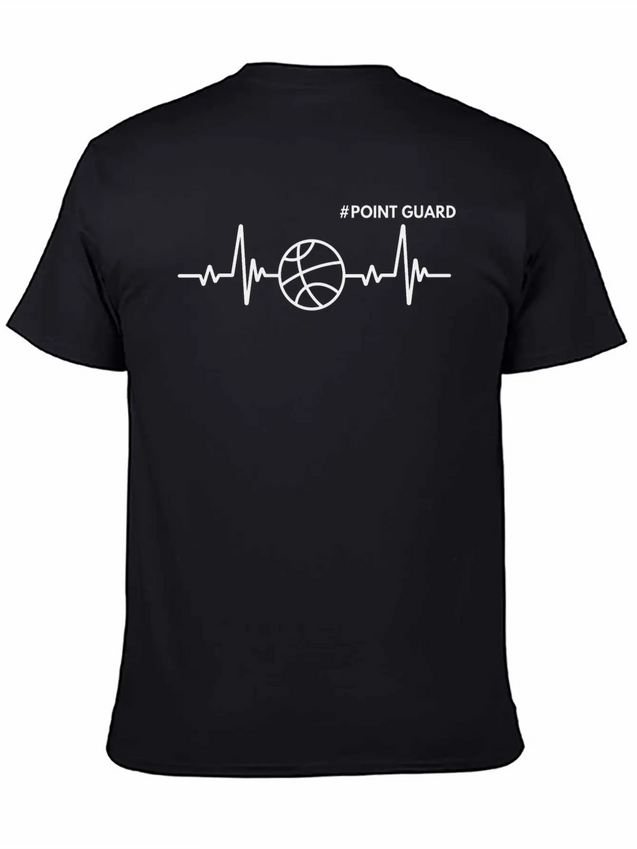 Point Guard The Heartbeat Of The Team Lightweight Cotton T-Shirt – Daily Comfort Graphic Shirt