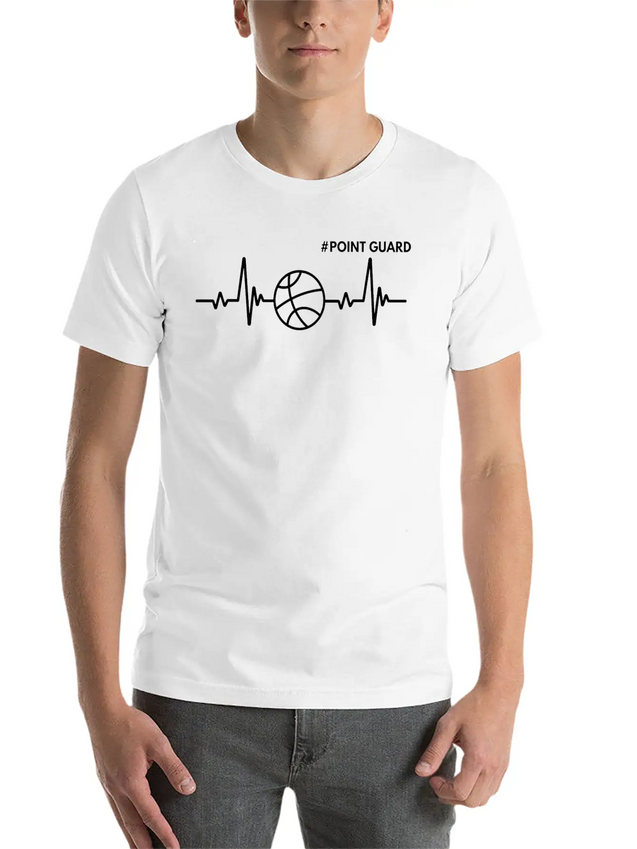 Point Guard The Heartbeat Of The Team Lightweight Cotton T-Shirt – Daily Comfort Graphic Shirt