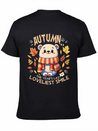 Polar Bear Autumn Season Lightweight Cotton T-Shirt – Daily Comfort Graphic Shirt