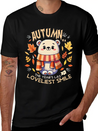 Polar Bear Autumn Season Lightweight Cotton T-Shirt – Daily Comfort Graphic Shirt