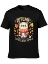 Polar Bear Autumn Season Lightweight Cotton T-Shirt – Daily Comfort Graphic Shirt