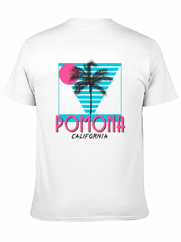 Pomona California Souvenirs CA Vacation Lightweight Cotton T-Shirt – Daily Comfort Graphic Shirt