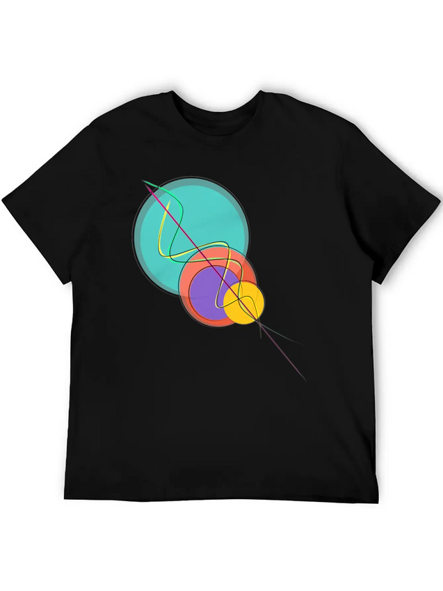 Pop Minimalism Lightweight Cotton T-Shirt – Daily Comfort Graphic Shirt