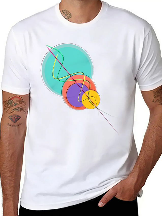 Pop Minimalism Lightweight Cotton T-Shirt – Daily Comfort Graphic Shirt