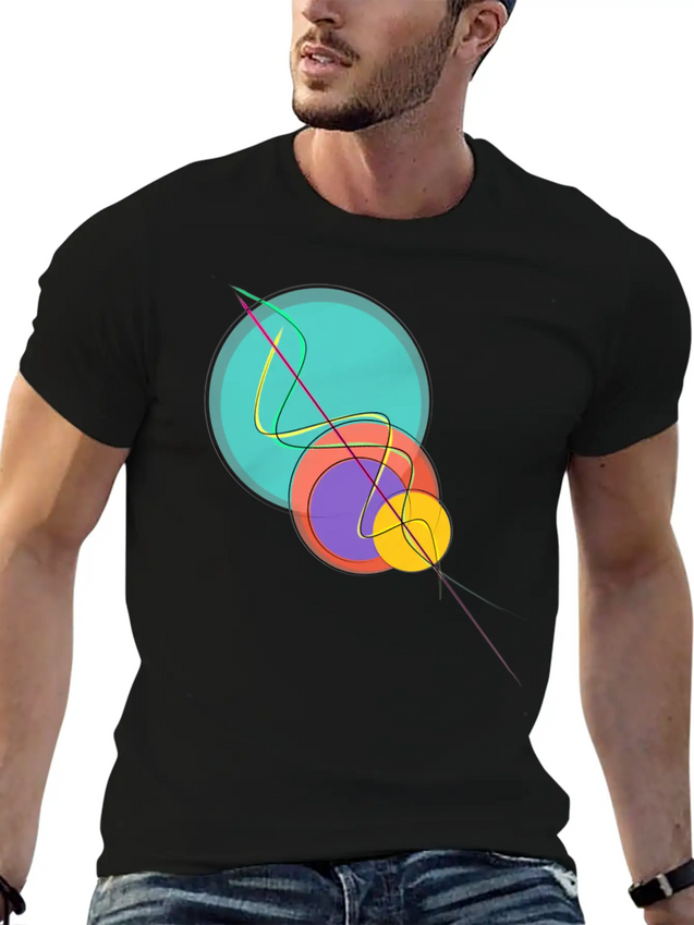 Pop Minimalism Lightweight Cotton T-Shirt – Daily Comfort Graphic Shirt