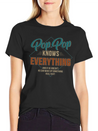 Pop Pop Knows Everything For Grandpa And Father'S Lightweight Cotton T-Shirt – Daily Comfort Graphic Shirt