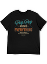 Pop Pop Knows Everything For Grandpa And Father'S Lightweight Cotton T-Shirt – Daily Comfort Graphic Shirt