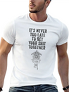 Positive Inspiration Men Women Funny Wall Clock Lightweight Cotton T-Shirt – Daily Comfort Graphic Shirt