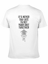Positive Inspiration Men Women Funny Wall Clock Lightweight Cotton T-Shirt – Daily Comfort Graphic Shirt