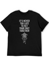 Positive Inspiration Men Women Funny Wall Clock Lightweight Cotton T-Shirt – Daily Comfort Graphic Shirt