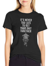 Positive Inspiration Men Women Funny Wall Clock Lightweight Cotton T-Shirt – Daily Comfort Graphic Shirt