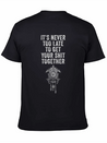 Positive Inspiration Men Women Funny Wall Clock Lightweight Cotton T-Shirt – Daily Comfort Graphic Shirt