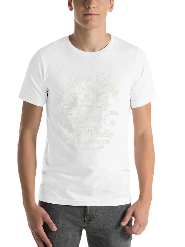 Premium Denim Lightweight Cotton T-Shirt – Daily Comfort Graphic Shirt