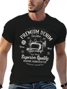 Premium Denim Lightweight Cotton T-Shirt – Daily Comfort Graphic Shirt