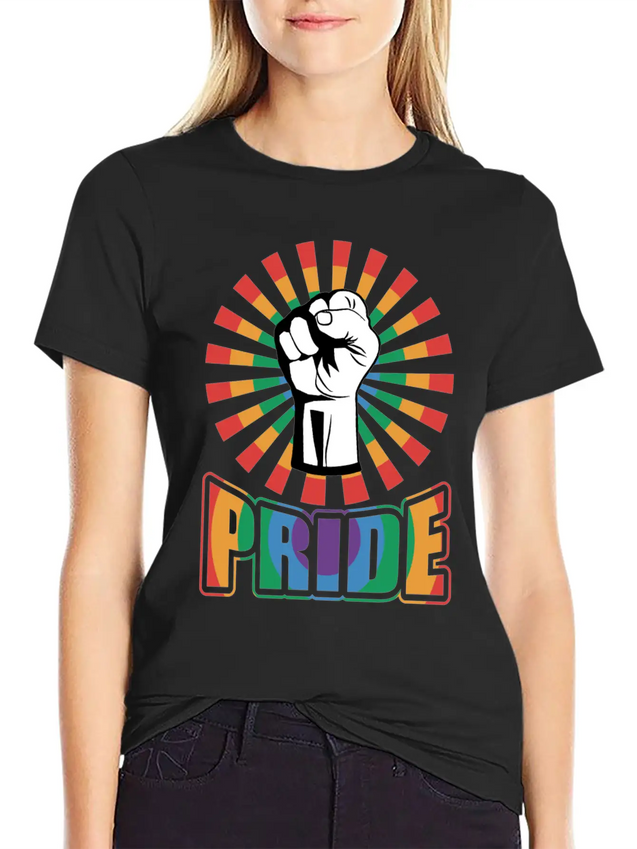 PRIDE BE A AFRO Lightweight Cotton T-Shirt – Daily Comfort Graphic Shirt