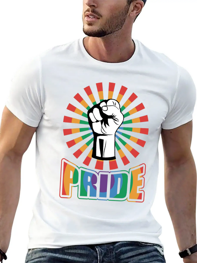 PRIDE BE A AFRO Lightweight Cotton T-Shirt – Daily Comfort Graphic Shirt