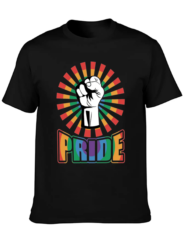 PRIDE BE A AFRO Lightweight Cotton T-Shirt – Daily Comfort Graphic Shirt