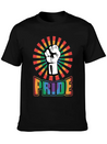 PRIDE BE A AFRO Lightweight Cotton T-Shirt – Daily Comfort Graphic Shirt