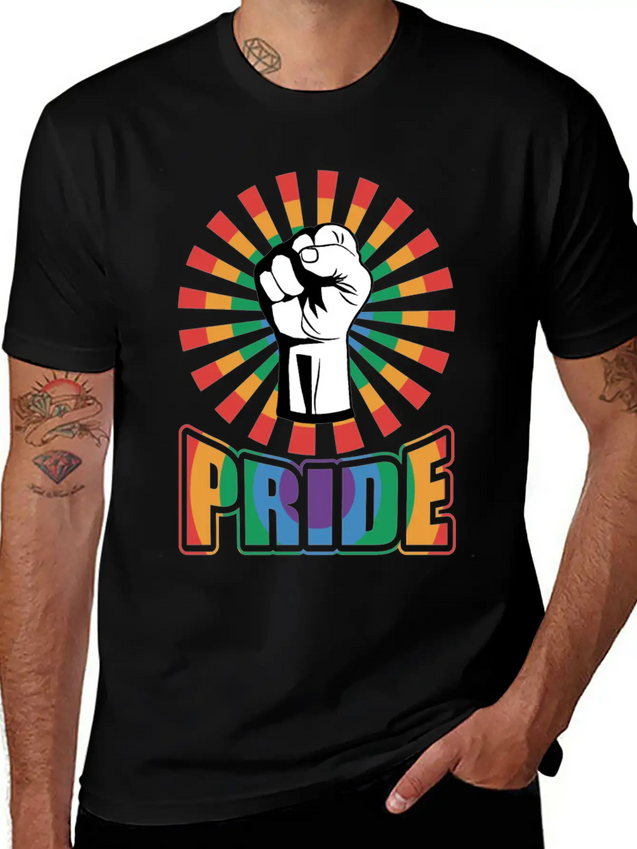 PRIDE BE A AFRO Lightweight Cotton T-Shirt – Daily Comfort Graphic Shirt