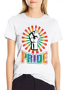 PRIDE BE A AFRO Lightweight Cotton T-Shirt – Daily Comfort Graphic Shirt
