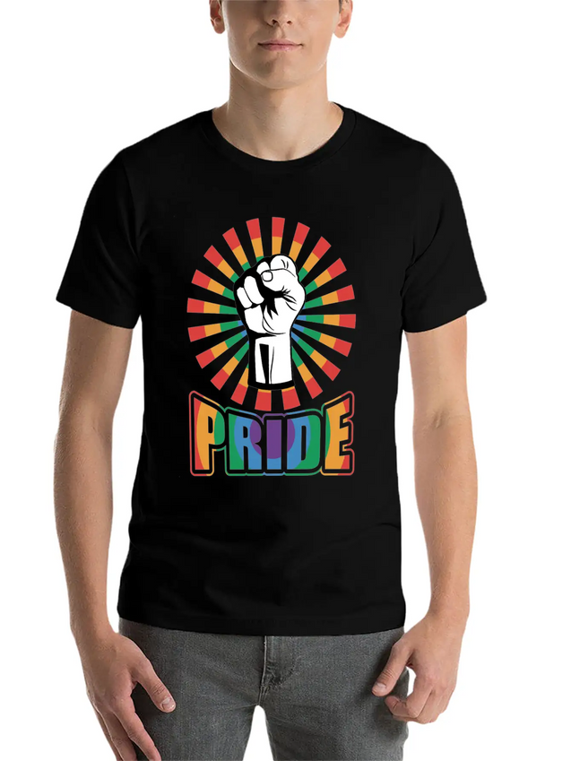 PRIDE BE A AFRO Lightweight Cotton T-Shirt – Daily Comfort Graphic Shirt
