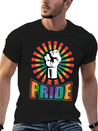 PRIDE BE A AFRO Lightweight Cotton T-Shirt – Daily Comfort Graphic Shirt