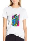 Professional Saxophone Musician Retro Pop Art Lightweight Cotton T-Shirt – Daily Comfort Graphic Shirt