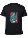 Professional Saxophone Musician Retro Pop Art Lightweight Cotton T-Shirt – Daily Comfort Graphic Shirt