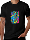 Professional Saxophone Musician Retro Pop Art Lightweight Cotton T-Shirt – Daily Comfort Graphic Shirt