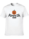 Pumpkin Season. Thanksgiving Lightweight Cotton T-Shirt – Daily Comfort Graphic Shirt