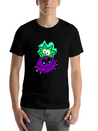 Purple Vibe Star Cartoon Design Lightweight Cotton T-Shirt – Daily Comfort Graphic Shirt