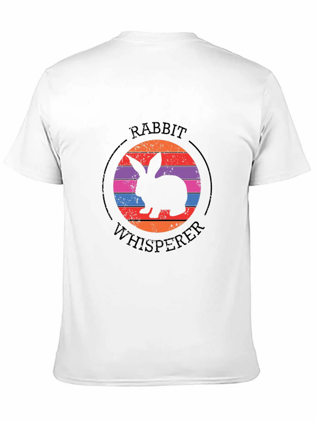 Rabbit Whisperer Design For A Rabbit Lightweight Cotton T-Shirt – Daily Comfort Graphic Shirt