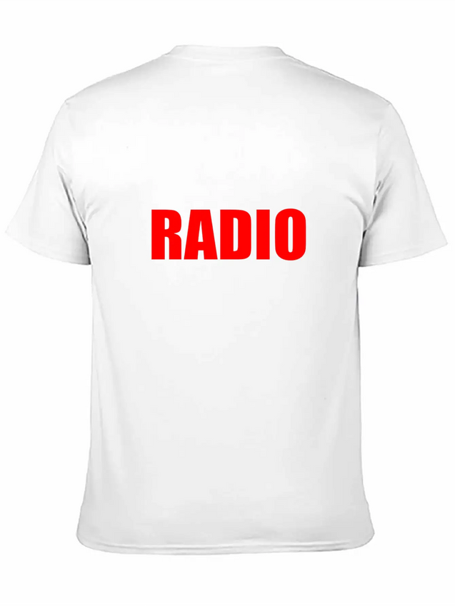 RADIO Lightweight Cotton T-Shirt – Daily Comfort Graphic Shirt