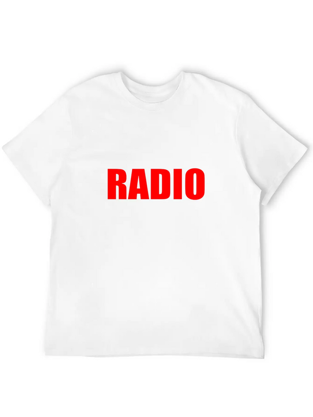 RADIO Lightweight Cotton T-Shirt – Daily Comfort Graphic Shirt