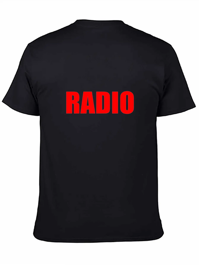 RADIO Lightweight Cotton T-Shirt – Daily Comfort Graphic Shirt
