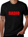 RADIO Lightweight Cotton T-Shirt – Daily Comfort Graphic Shirt