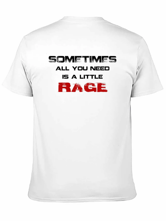 RAGE Lightweight Cotton T-Shirt – Daily Comfort Graphic Shirt