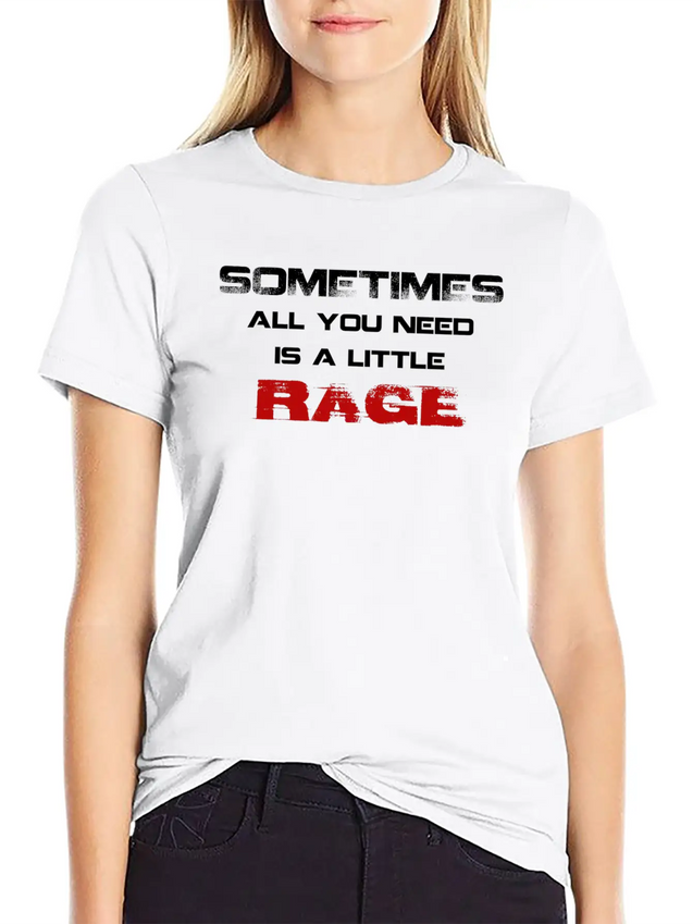 RAGE Lightweight Cotton T-Shirt – Daily Comfort Graphic Shirt